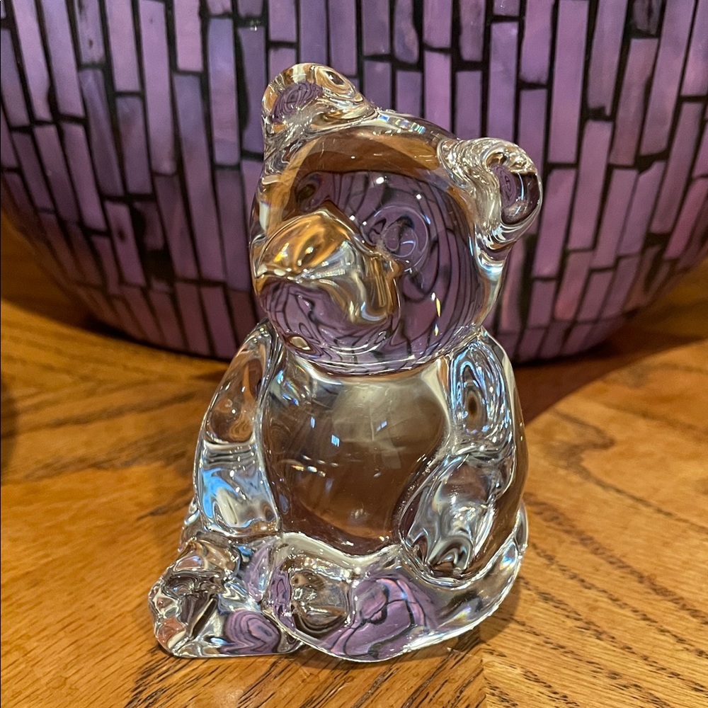2/30$ Princess House Pets 24% Crystal Bear Figurine Excellent Condition